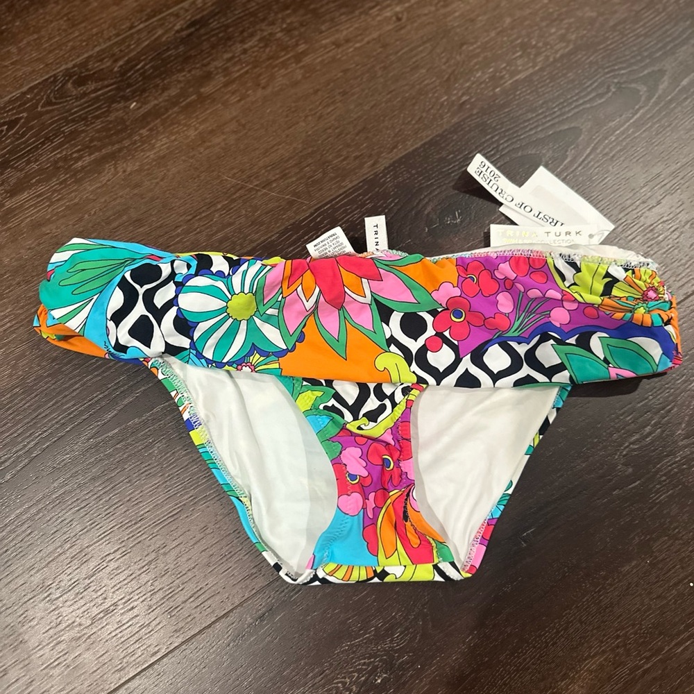 Trina Turk Multicolor Floral Bikini Bottom